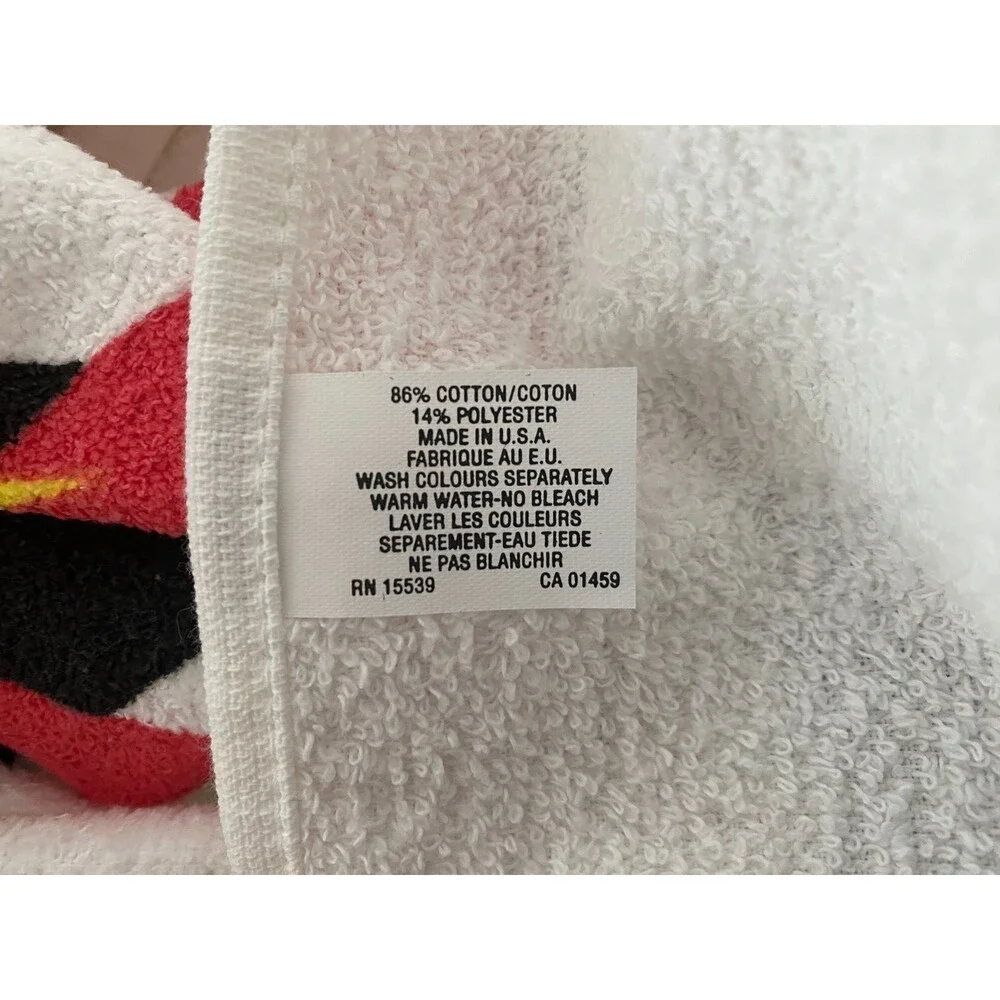 Vtg 1995 Cancun Beach Towel All American USA Made Farm Bureau Coral NEW Unused